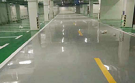 深圳地下停車場環氧地坪地板