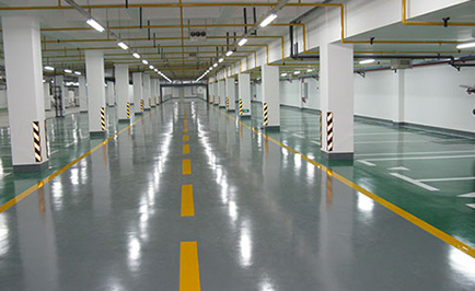 東莞地下車庫環氧地坪漆施工案例